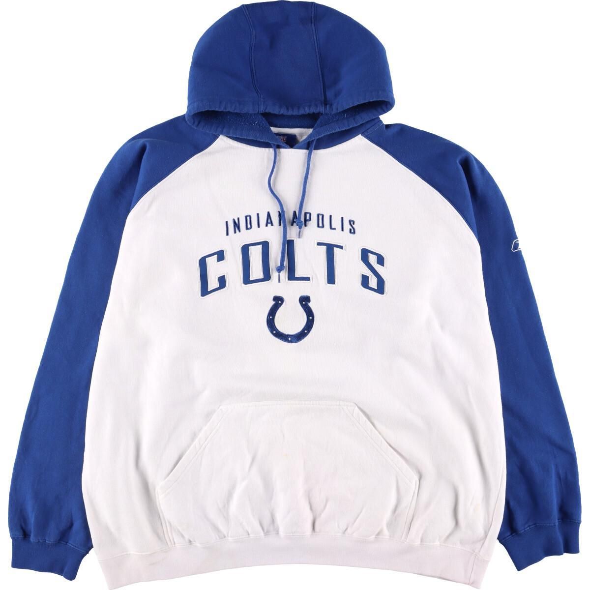 Reebok NFL Indianapolis Colts スウェット XL 古着 リーボック Reebok NFL INDIANAPOLIS COLTS インディアナ