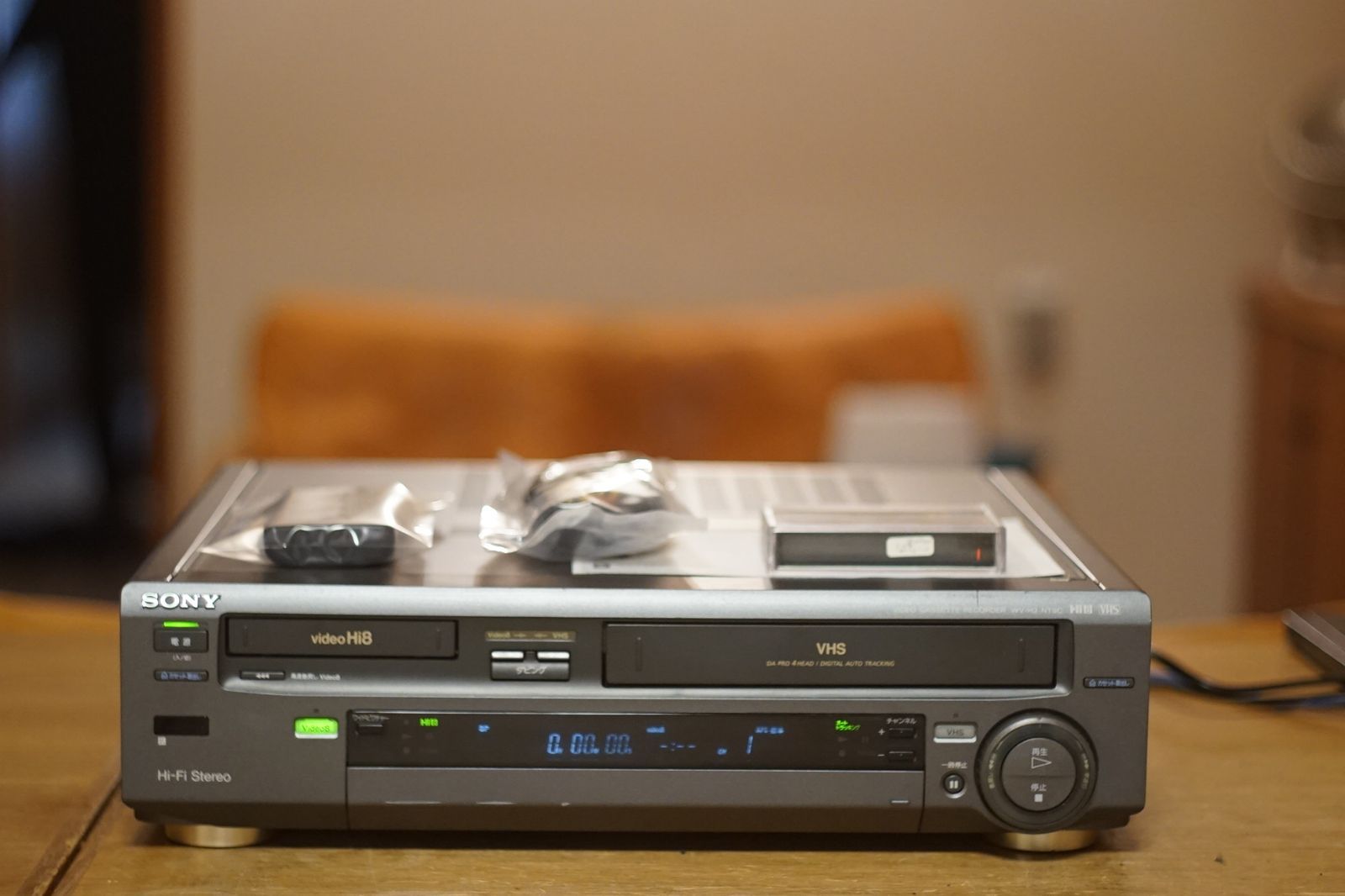 動作保証あり SONY WV-H3 HI8 VHS 8ミリビデオデッキ - メルカリ