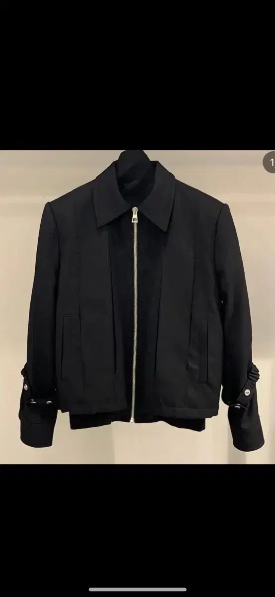 新品未使用　黒 ゆったりオーガンジーのジャケット SONGZIO HOMME(ソンジオ・オム) シグネチャー スリット