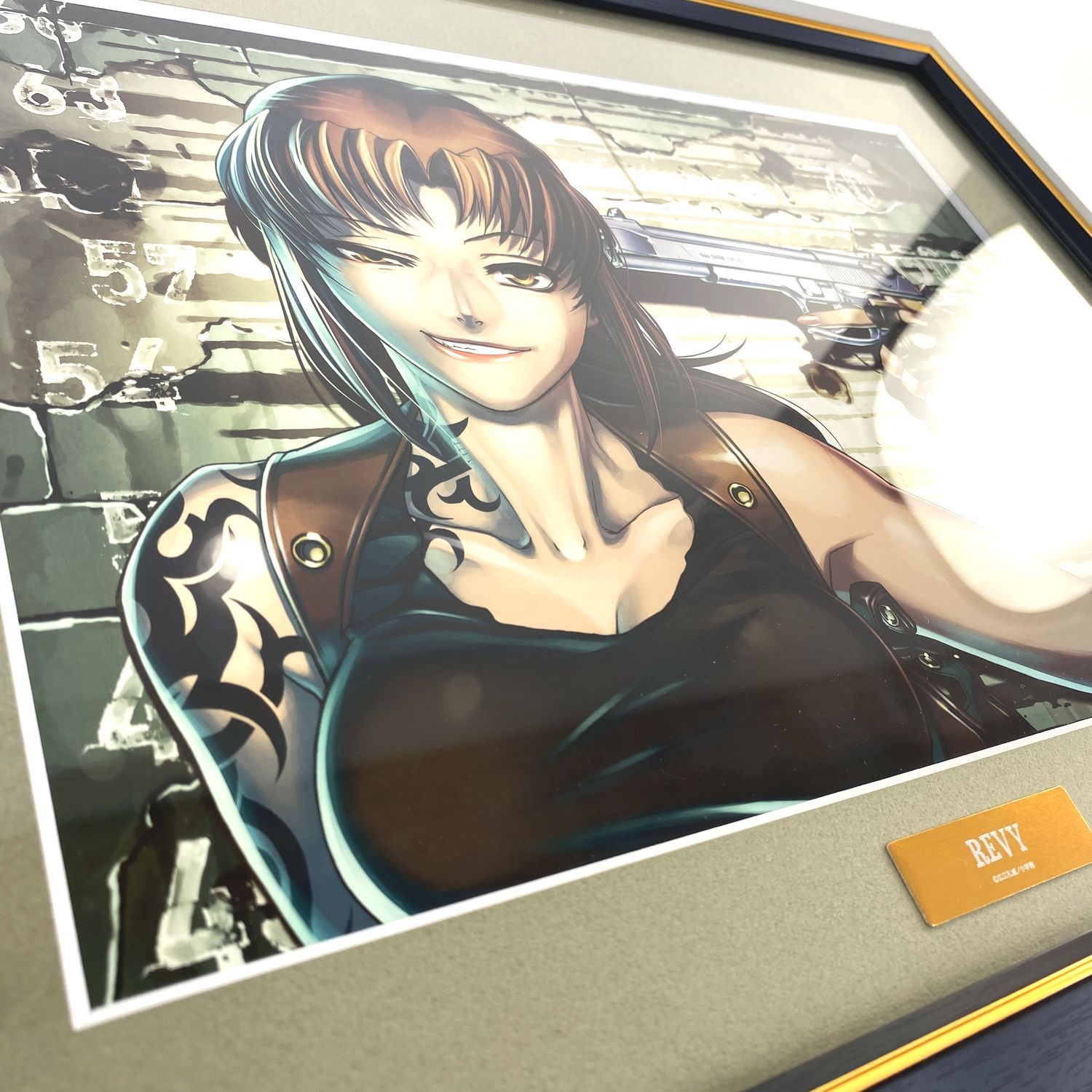 【★加古川物流】【中古品】BLACK LAGOON レヴィ キャラファイングラフ ver.B【741】 ☆加古川物流】【中古品】BLACK LAGOON レヴィ キャラファイン