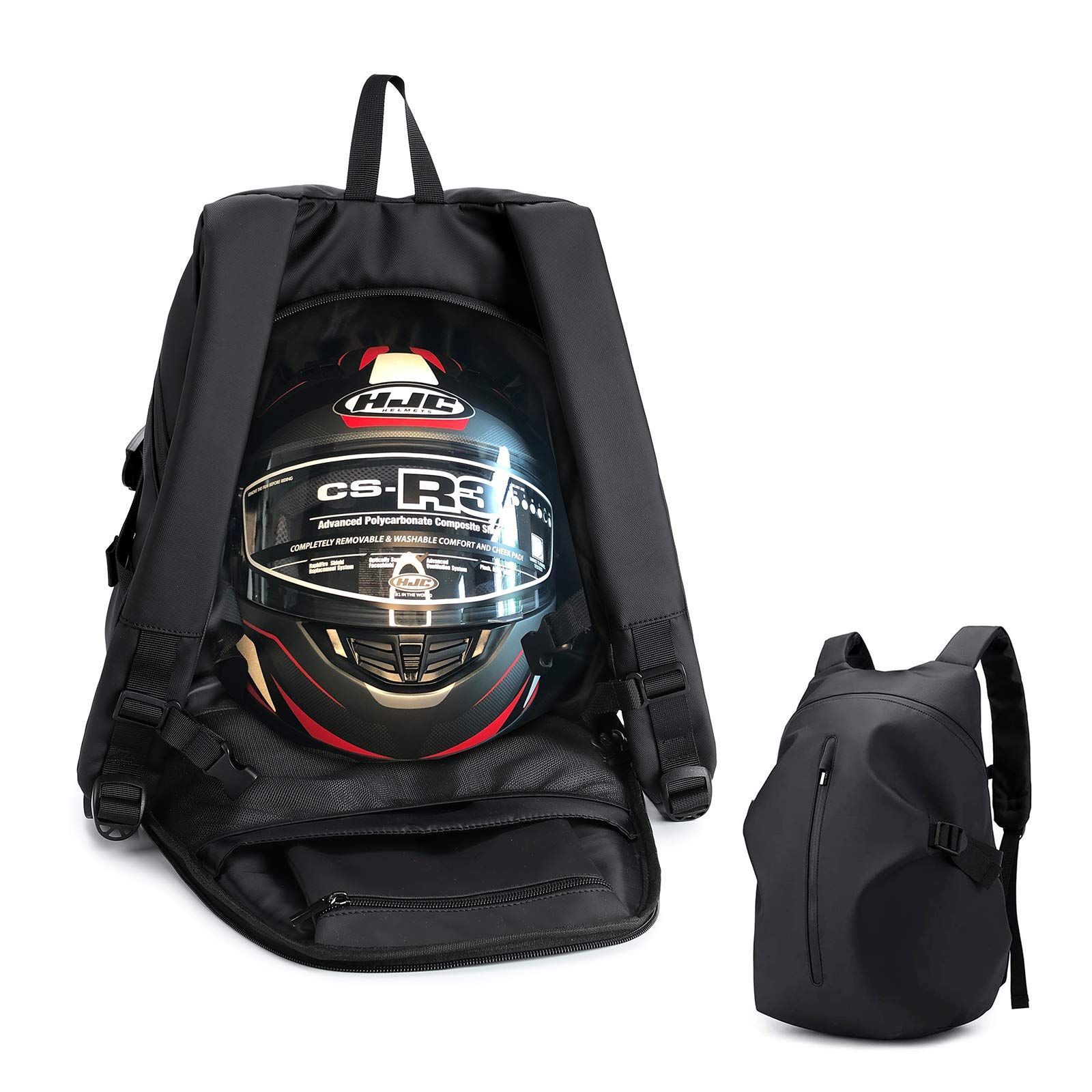 【数量限定】ヘルメット バッグ ALECLOT バイク用 リュック 大容量 防水 サック バックパック デイパック 自転車 多機能 キャンプ ツーリング バイク用品 メンズ レディース