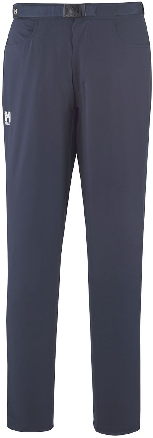 ミレー MILLET アウトドア BIONNASSAY PT M パンツ ズボン 動きやすい 撥水 軽量 ソフトシェル ストレートシルエット 耐久性 ストレッチ 背面ゴム ベルト付きウエスト MIV03197 N7317 SAPHIR