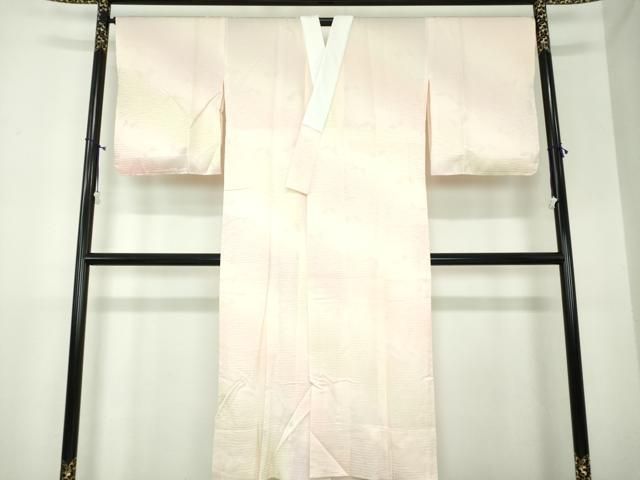 平和屋着物●上質な長襦袢 無双仕立て 舞蝶地紋 暈し染め 正絹 DAAX4658ps