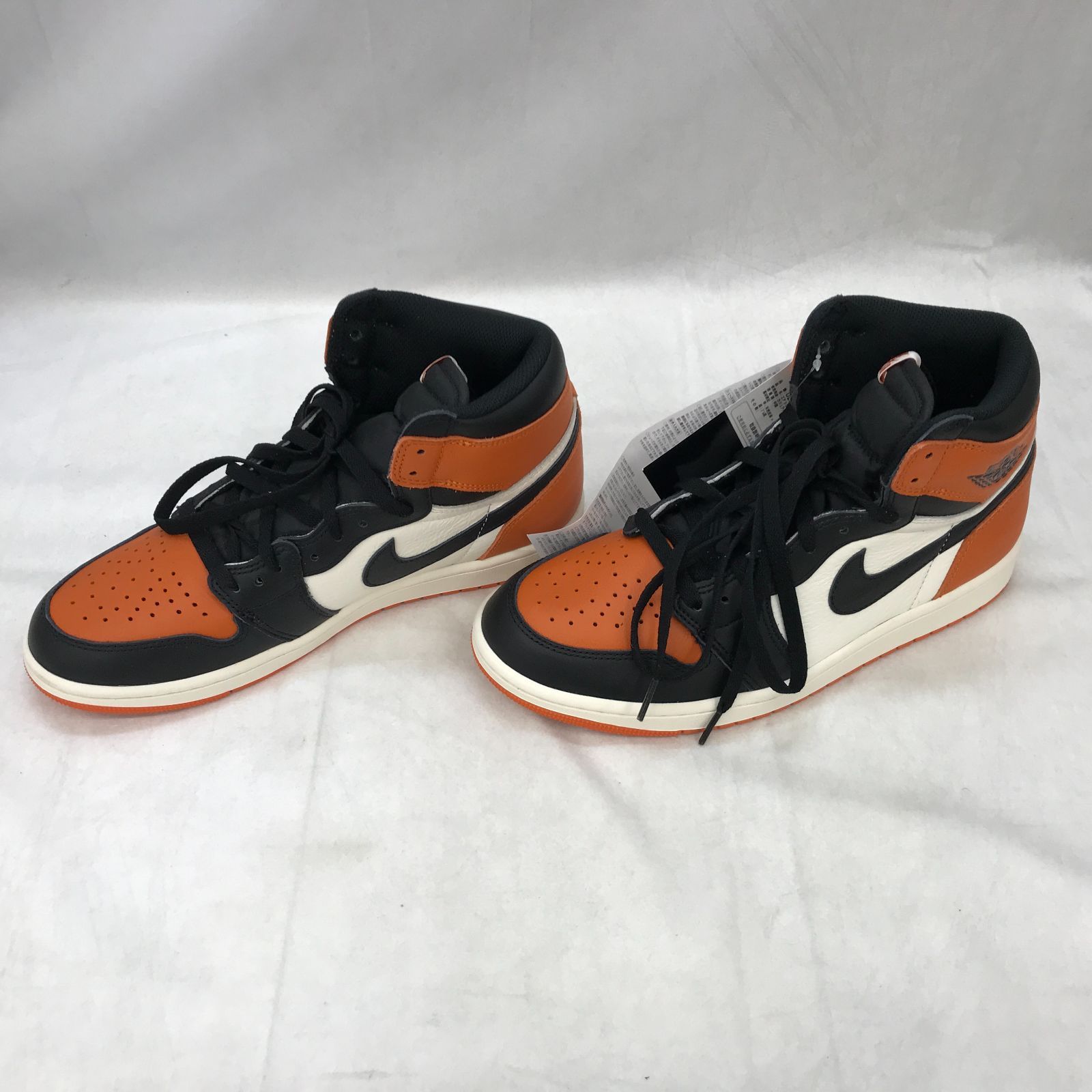 NIKE エア ジョーダン 1 HIGH OG DZ5485-008 Shattered Backboard USA 9.5 EURO 43 UK 8.5 cm 27.5 オレンジ|ブラック|ホワイト メンズ 靴