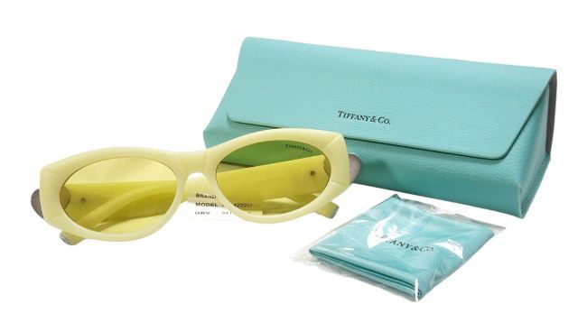 未使用 ティファニー サングラス シリコン シルバー イエロー リターントゥハート ハートタグ Tiffany & Co. TF4222U TIFFANY レディース 未使用 ティファニー サングラス シリコン シルバー イエロー リターン
