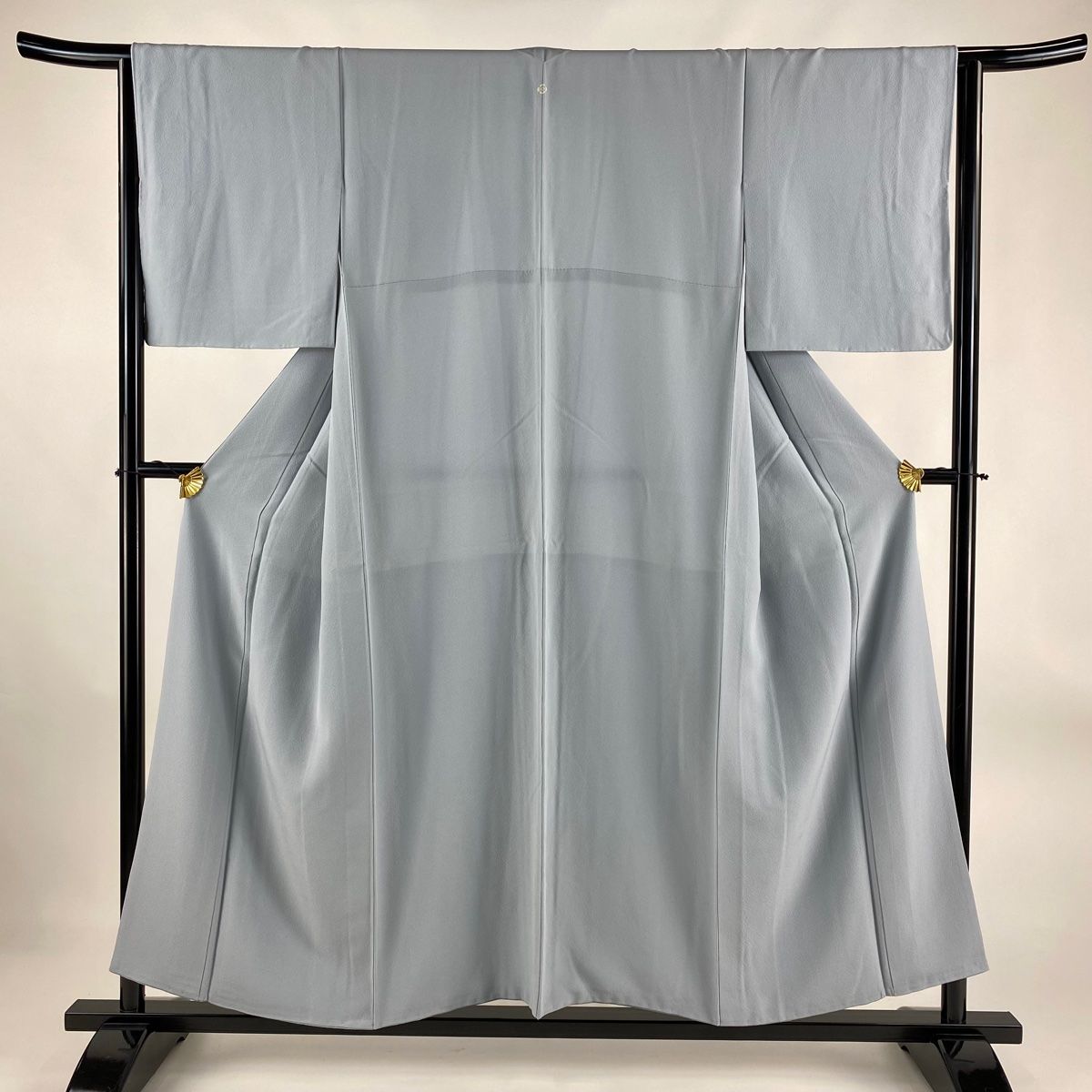 未使用近い 美品 袷 正絹 作家 色無地 フルセット 身丈154 裄丈