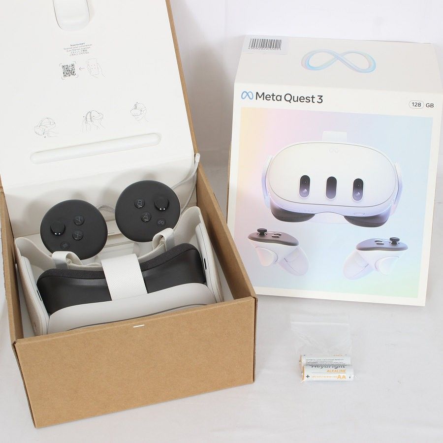 美品】Meta Quest 3 128GB VR ヘッドマウントディスプレイ 美品】Meta Quest 3 128GB VR ヘッドマウントディスプレイ