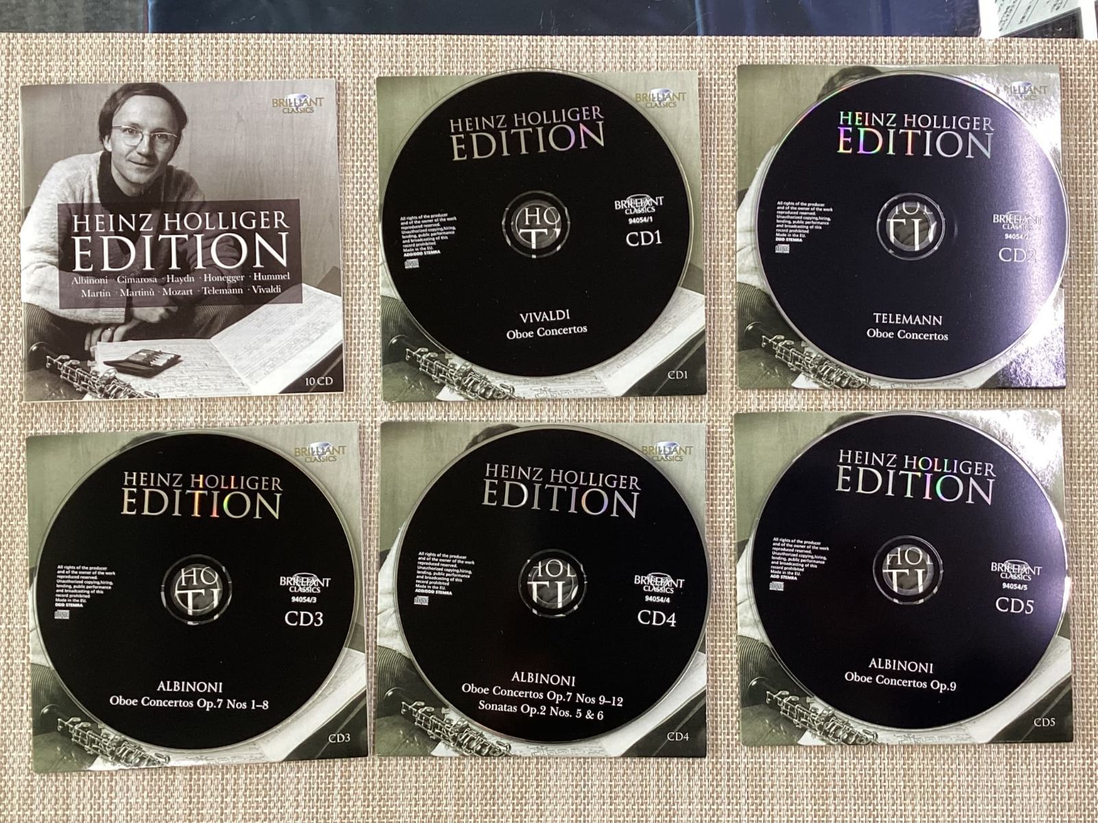 10 CD Heinz Holliger Edition b ハインツ ホリガー ヴィヴァルディ他