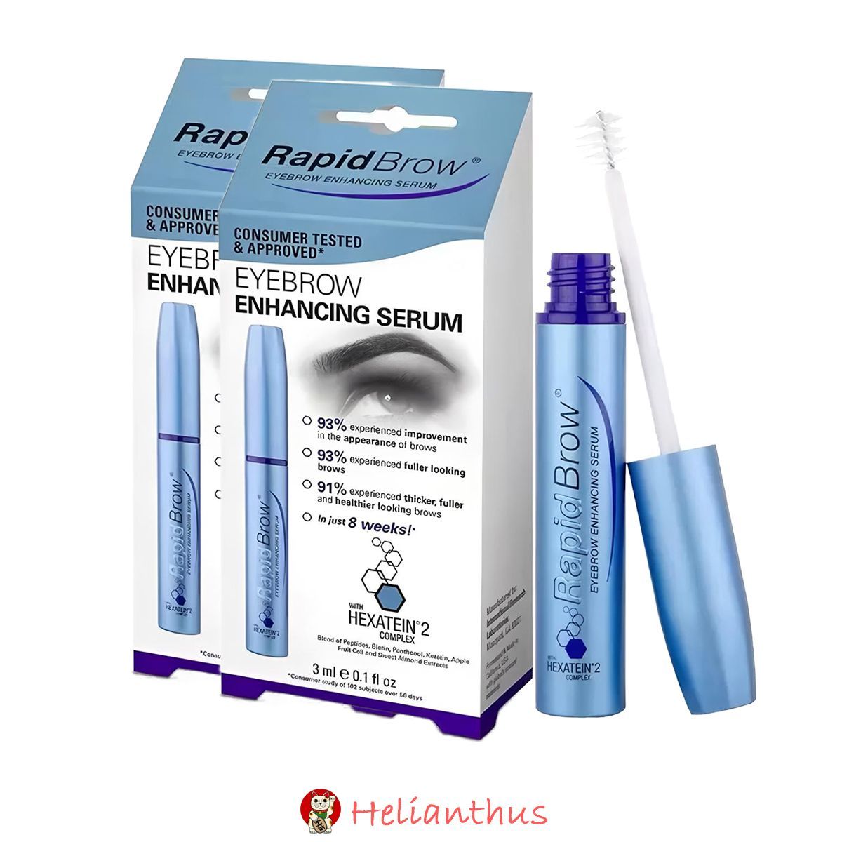 2本セット ラピッドブロウ眉毛用美容液 3ml