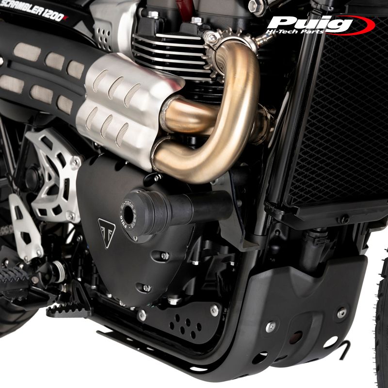 Puig 22185N FRAME SLIDERS Vintage 2.0 TRIUMPH SCRAMBLER 1200X 24-25 プーチ フレームスライダー
