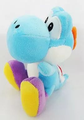 ヨッシーアイランドDS ぬいぐるみ 中古】ぬいぐるみ ヨッシー (水色) カラフルヨッシーぬいぐるみ