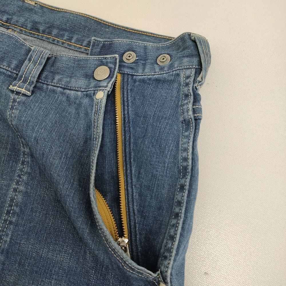 ライ麦デニムのストレッチ桃比女