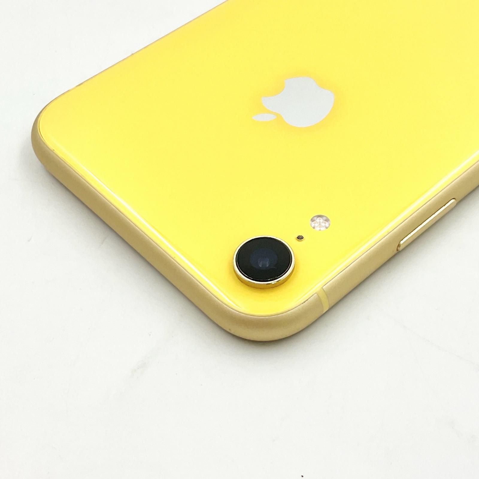 iPhone - iPhone XR 64gb イエロー 本体 美品 au iPhone_XR_-_Coral_-