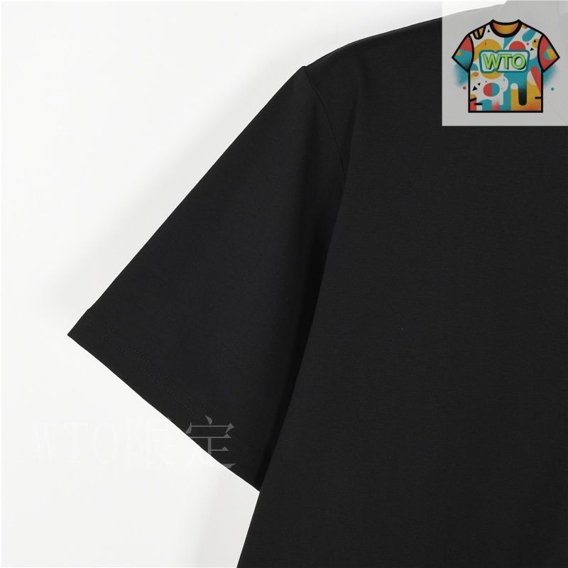今日特価】Prada 胸三角ロゴ 後ろスクリーン ショートスリーブ-1