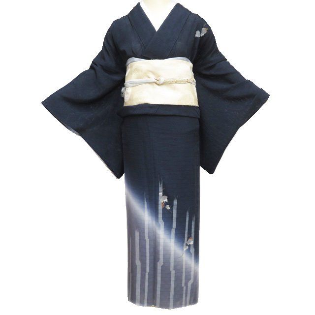 ☆505mh1☆夏の付下げ 絽 正絹 蔦 ツタ 夏着物 薄い黄色☆しつけ付き美品 ☆505mh1☆夏の付下げ 絽 正絹 蔦 ツタ 夏着物 薄い黄色☆しつけ