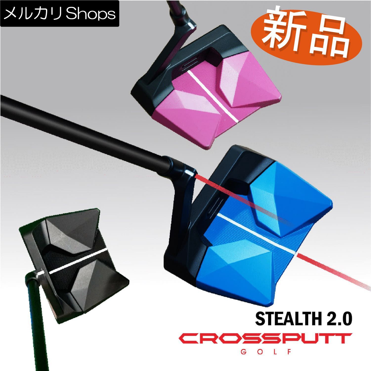 クロスパットゴルフ パター ステルス 2.0 CROSSPUTT GOLF STEALTH 2.0