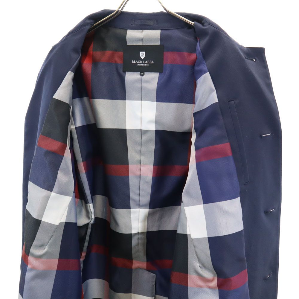 ブラックレーベルクレストブリッジ ステンカラーコート M ネイビー