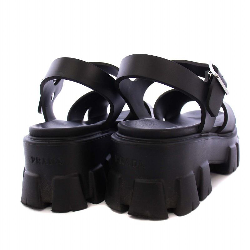 PRADA　プラダ　モノリスラバー　トライアングル　三角ロゴ　厚底　サンダル PR5638BW00442_thumb.jpg