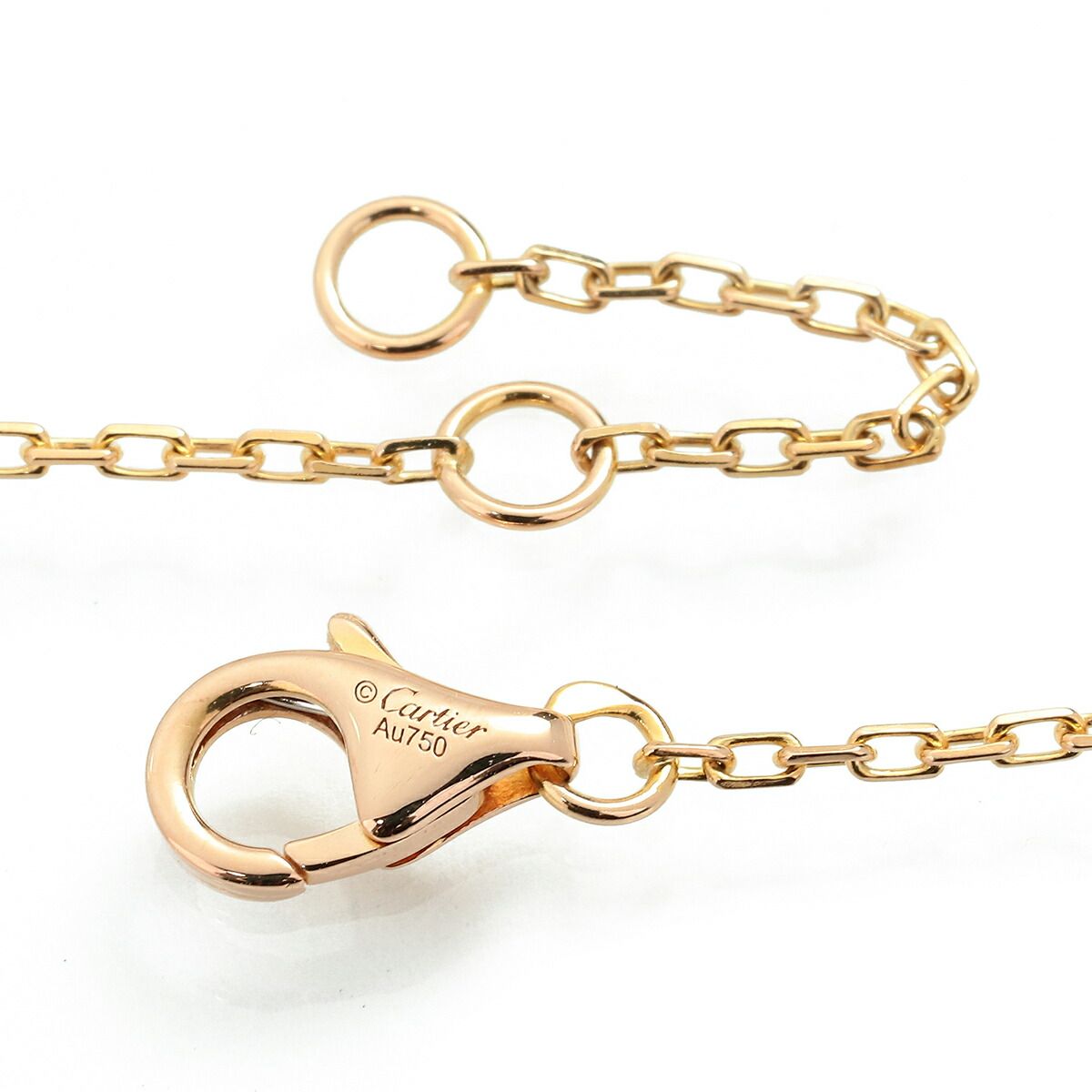 カルティエ ドゥーブルC ブレスレット ダイヤモンド K18 Cartier 中古  