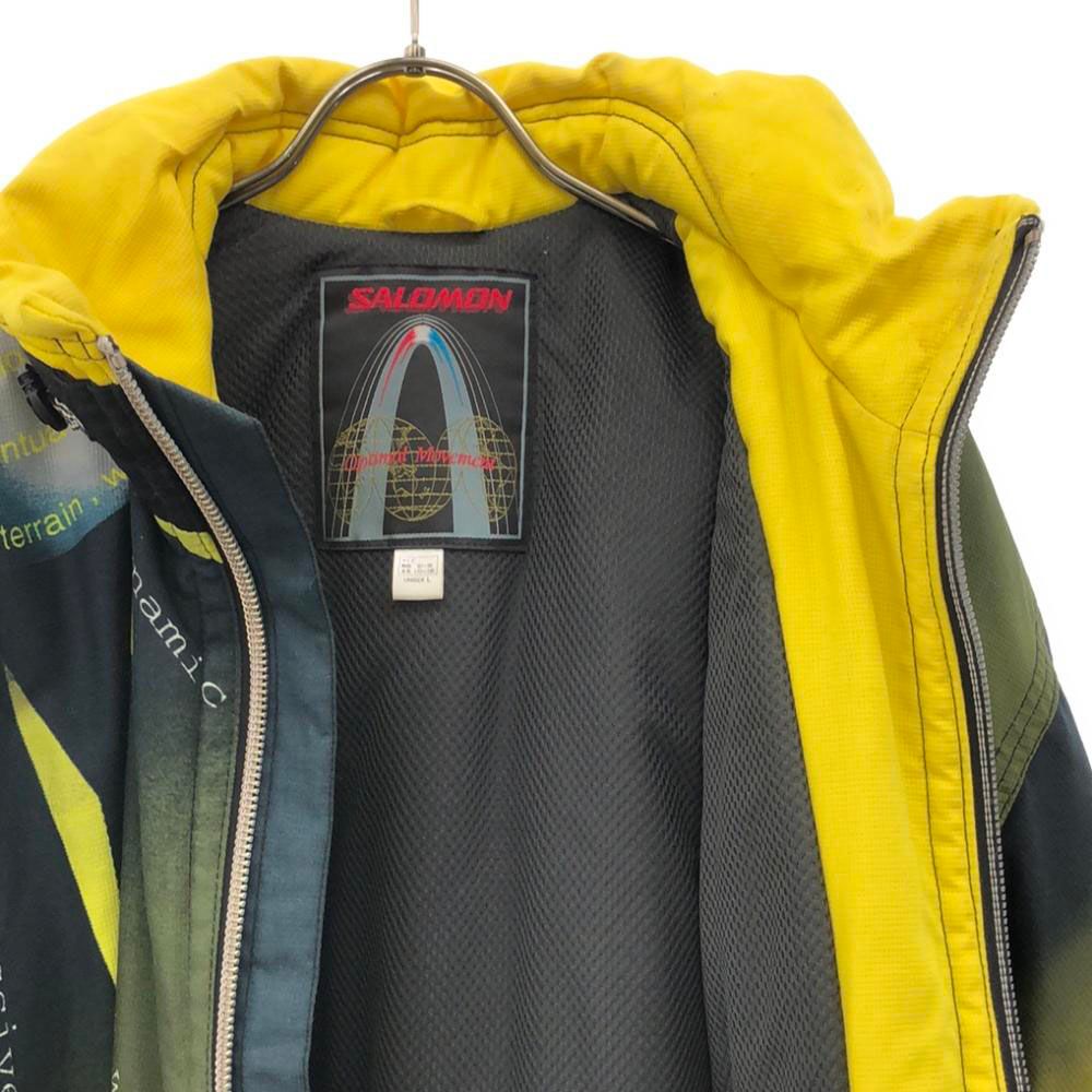 SALOMON - サロモン UNISEX 総柄 スノーボード 中綿ジャケット L イエロー系 SALOMON スノーウェア 裏メッシュ メンズ grm-13674_001.jpg