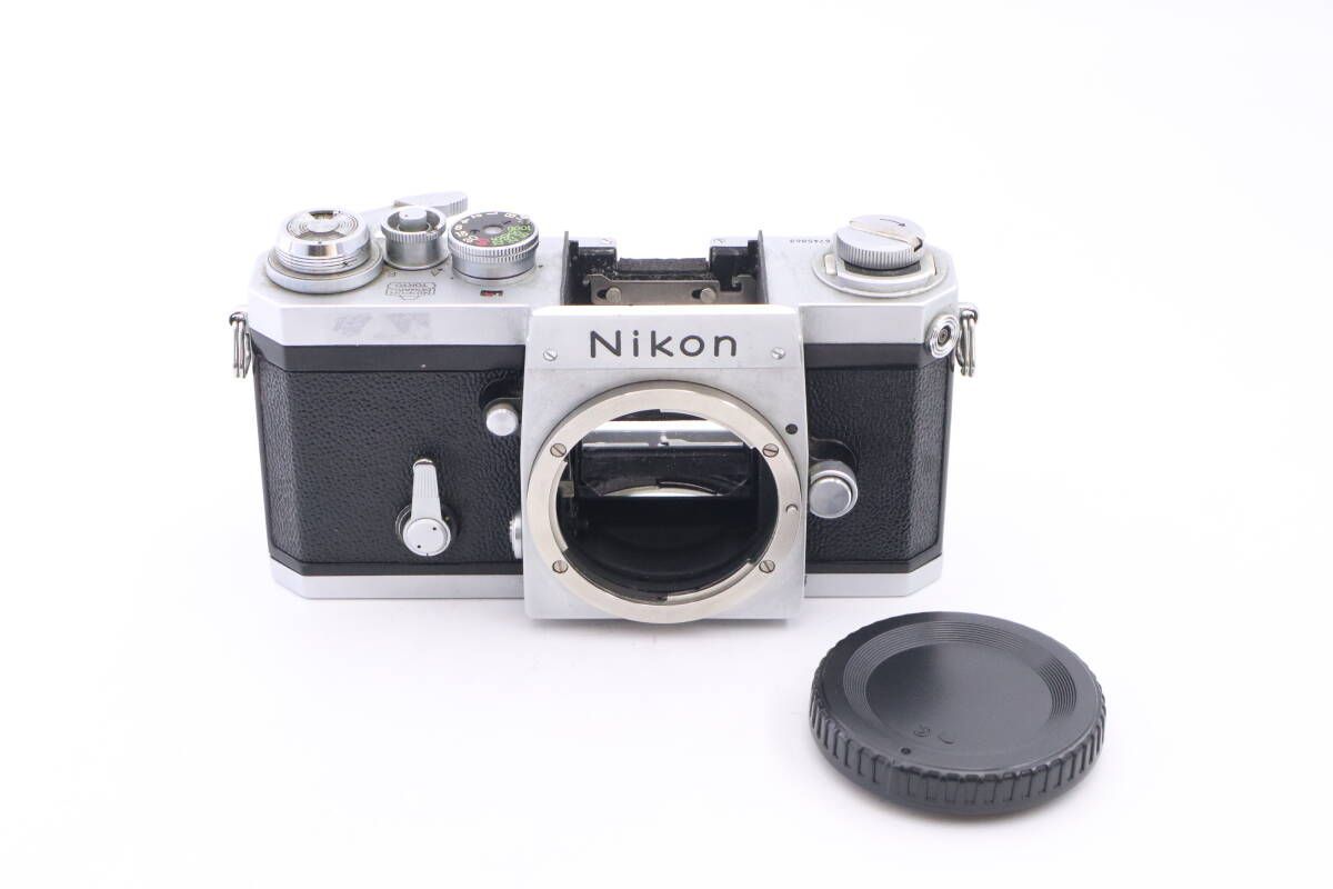 Nikon F 初期 ファインダーなし ニコン フィルムカメラ シルバー f10193