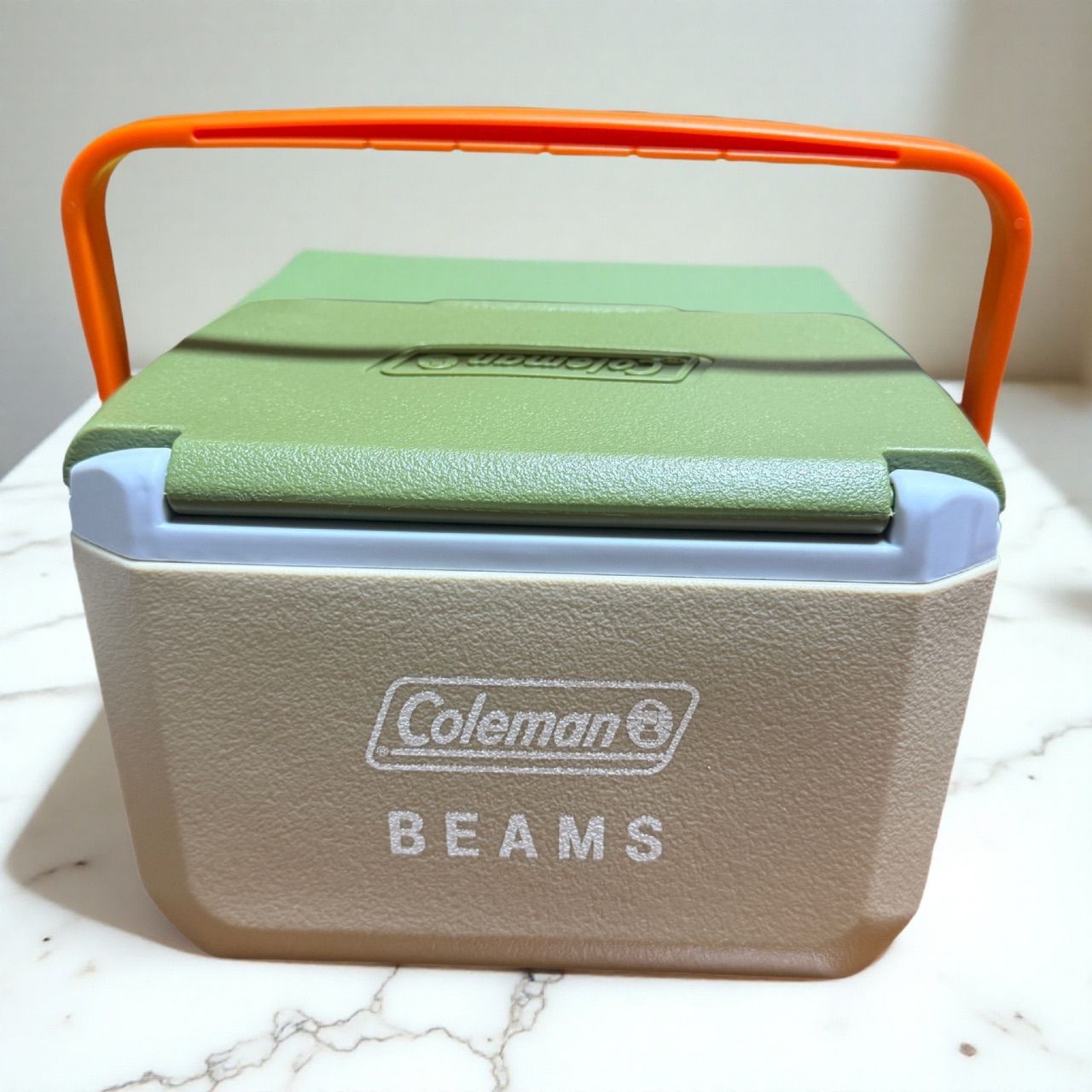 Coleman × BEAMS テイク6 クーラーボックス　 ベージュ　オリーブ Coleman × BEAMS テイク6 クーラーボックス ベージュ オリーブ
