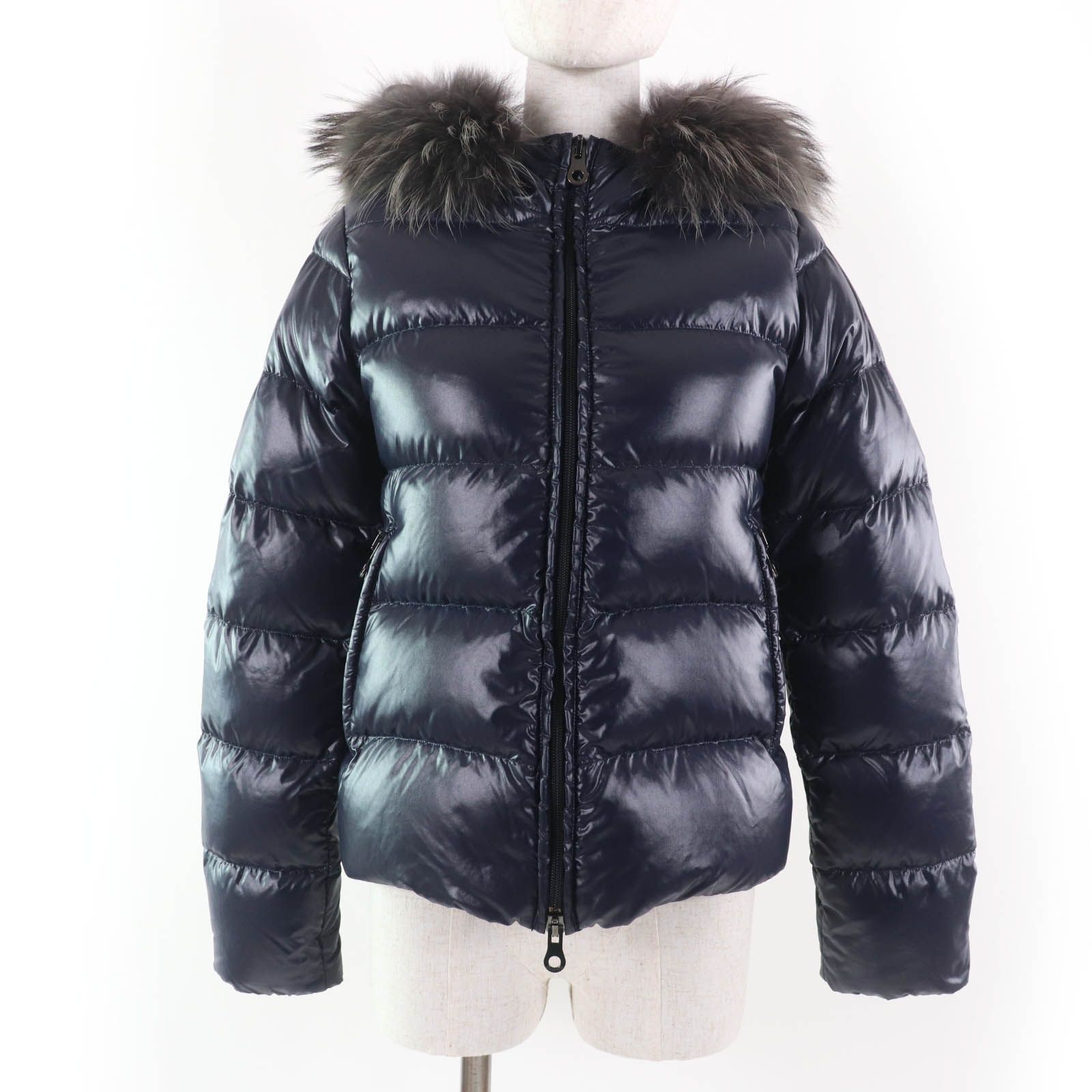 【美品】DUVETICA ファー付きダウンジャケット 38 DUVETICA ダウンジャケット(難あり) Duvetica ファー付きダウン