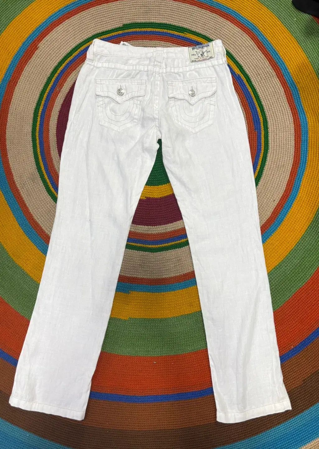 トゥルーレリジョン ホワイトデニムパンツ true religion 28