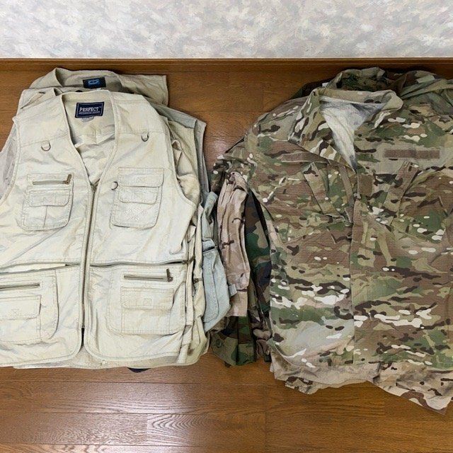22 アメリカ古着 ミリタリー ベストミックス 迷彩 カモフラ アーミー ハンティング ジャケット 29着セット メンズ