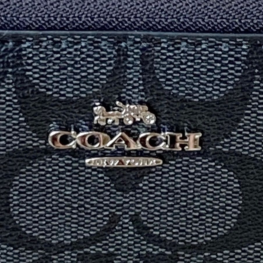 COACH 長財布 シグネチャー ロング ジップ アラウンド