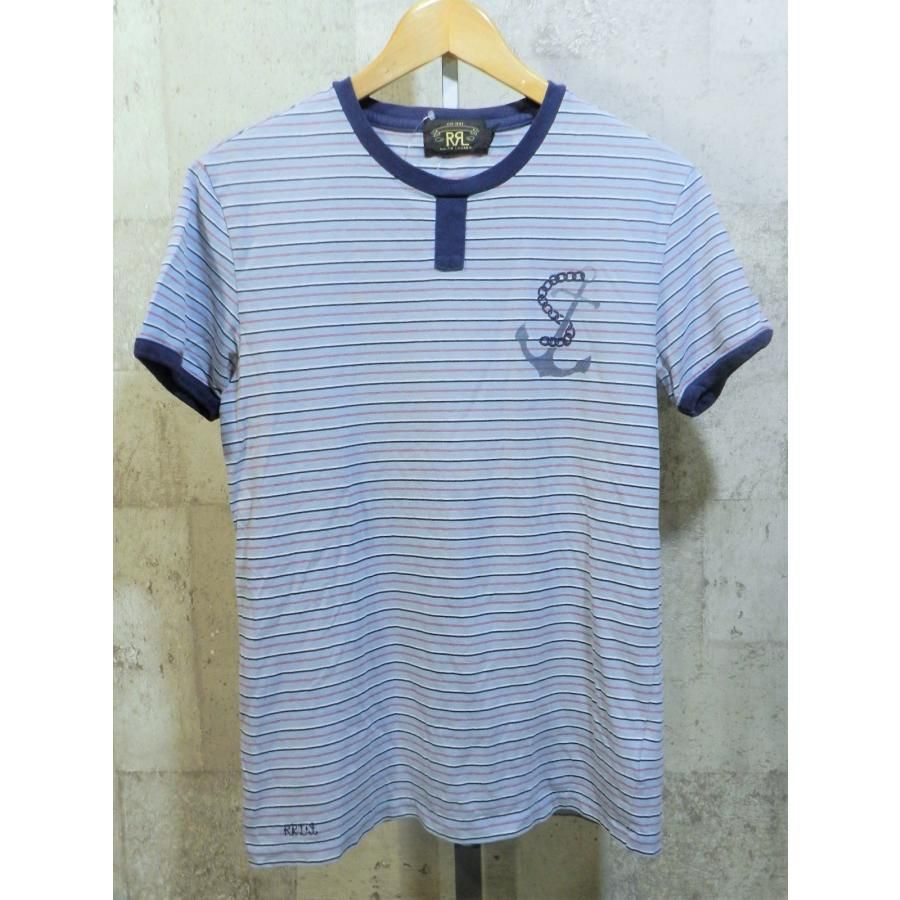 RRL XS ボーダー Tシャツ ダブルアールエル 美品 RRL ボーダー Tシャツ XS メンズ ダブルアールエル ラルフ