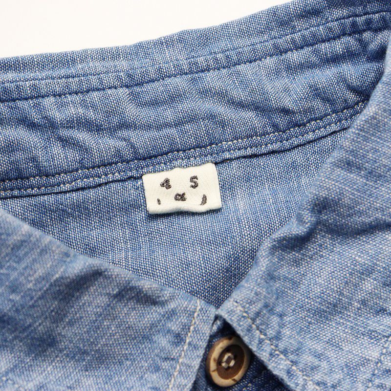 フォーティーファイブアール 45R 45rpm ダンガリーの908 8ノットシャツ