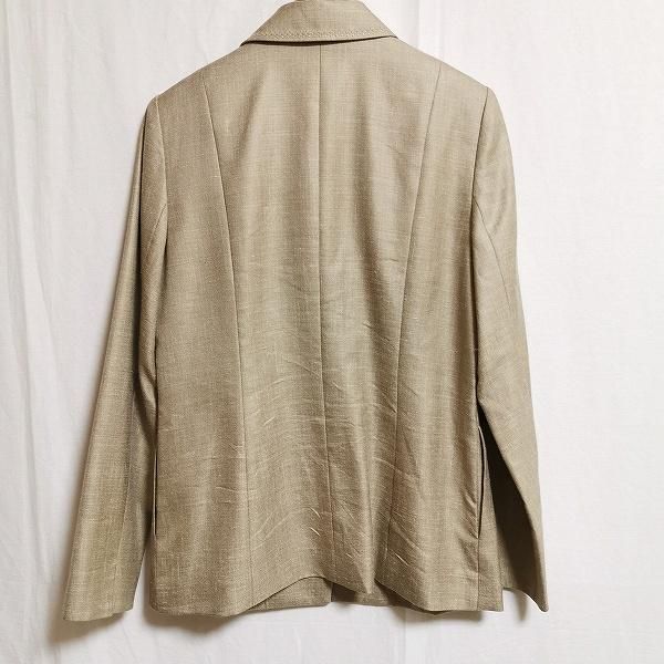 snc レリアン Leilian ジャケット 7 ベージュ ロロピアーナ生地