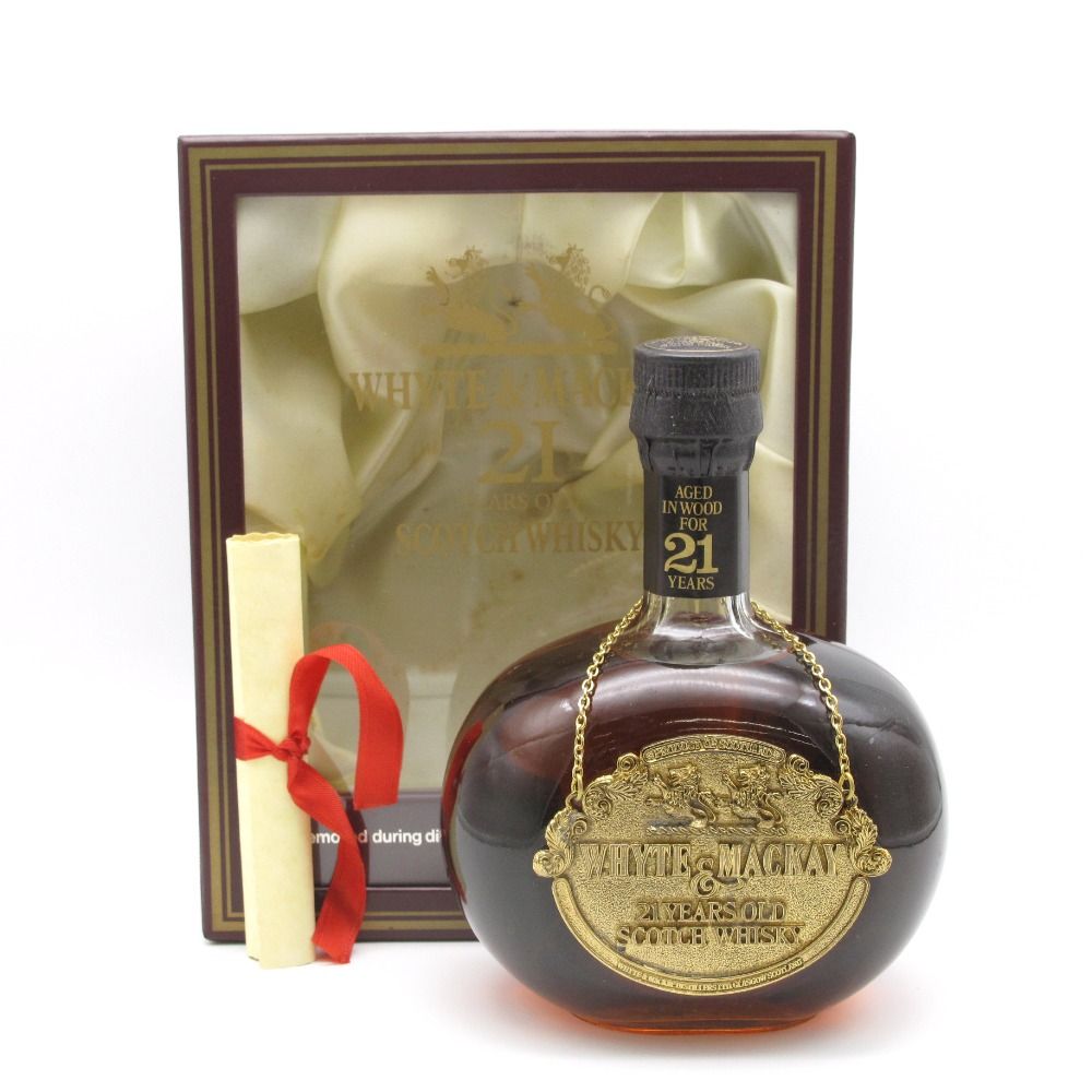 WHYTE＆MACKAY 21年 ホワイト＆マッカイ スコッチ ウイスキー 箱