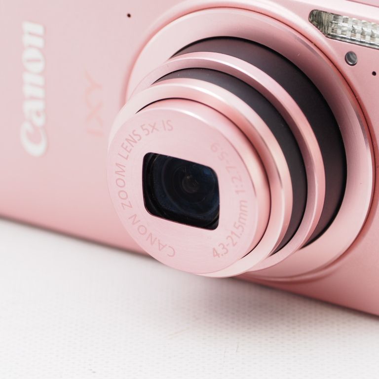 Canon デジタルカメラ IXY 420F ピンク 光学5倍ズーム 広角24mm Wi-Fi対応 IXY420F(PK) - 1