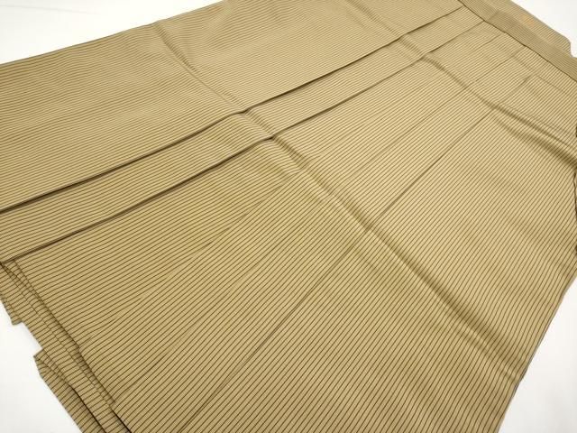 平和屋着物 上 男性 創業100年 毘龍織 安部吉 男性 馬乗り袴 縞 CYAA3488s5