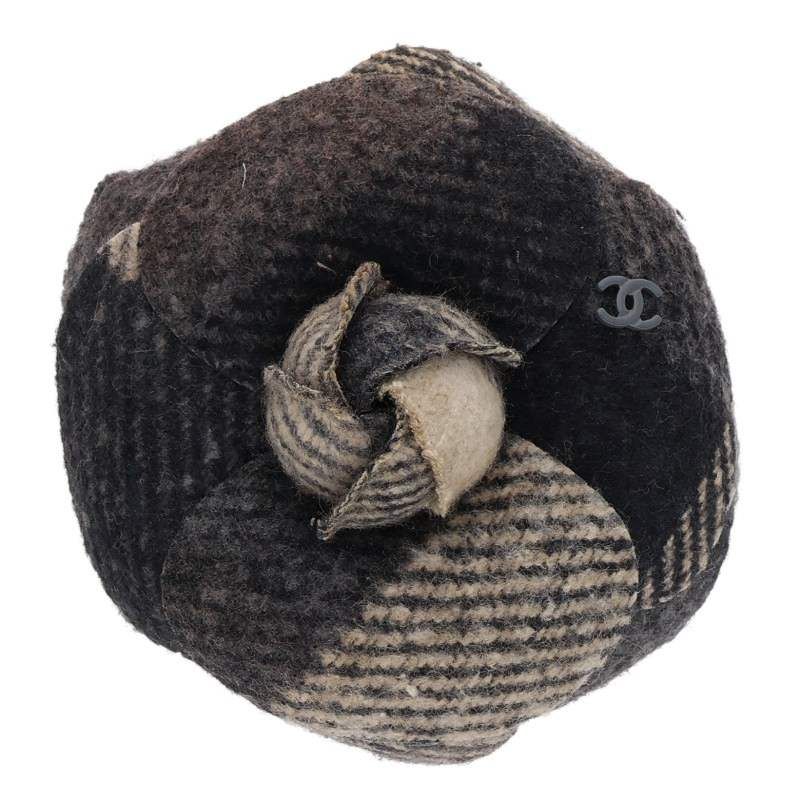 シャネル camellia broach 18B カメリアフラワーブローチ メンズ