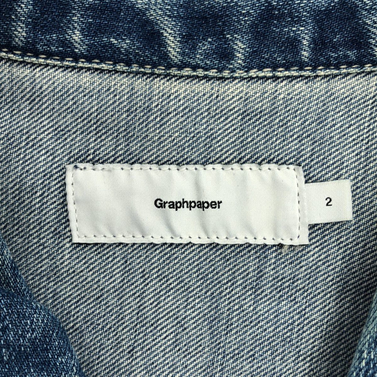 Graphpaper グラフペーパー オーバーサイズデニムジャケット