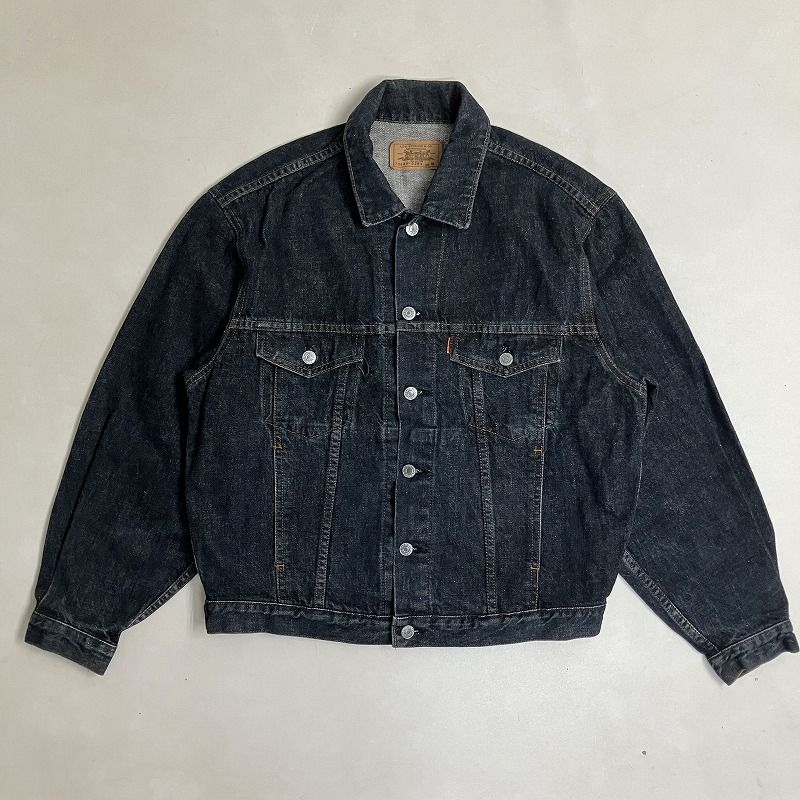 リーバイス Gジャン デニムジャケット　70649-0259 80年製 希少 80s 日本製 リーバイス 70649-0259 ブラックデニム
