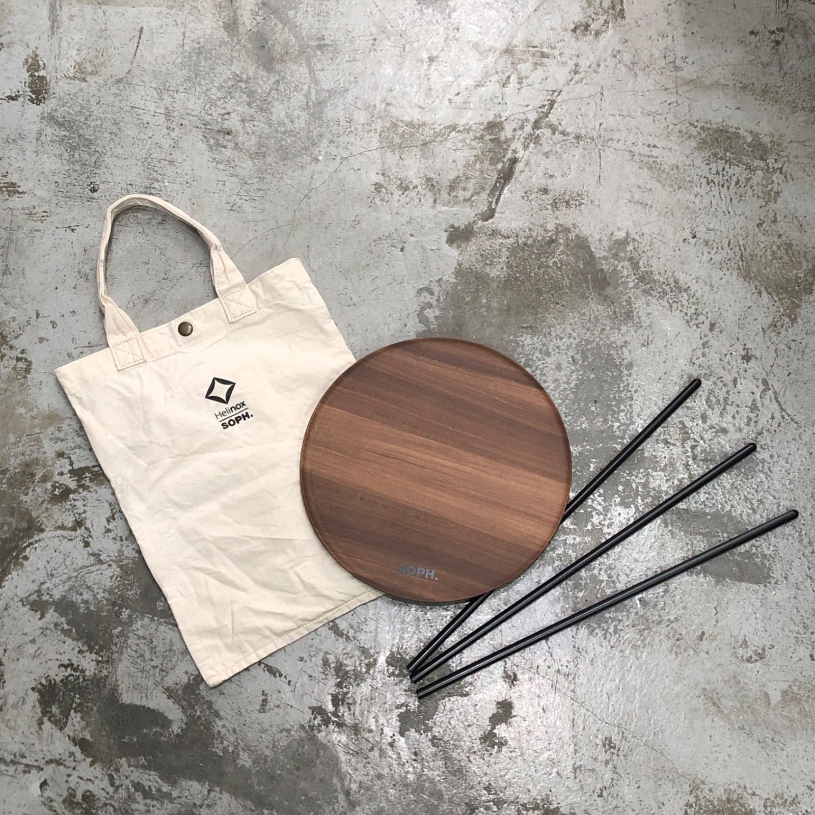((( ⭐さん専用 未使用品 SOPHNET. HELINOX TABLE O Brown サイドテーブル SOPH