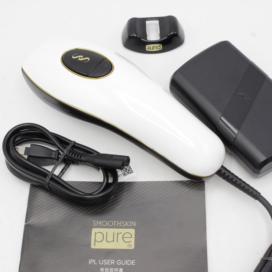 家庭用光脱毛器　スムーズスキンpure fit マスク　クリーム付き 家庭用光脱毛器 スムーズスキンpure fit マスク クリーム付き 美品