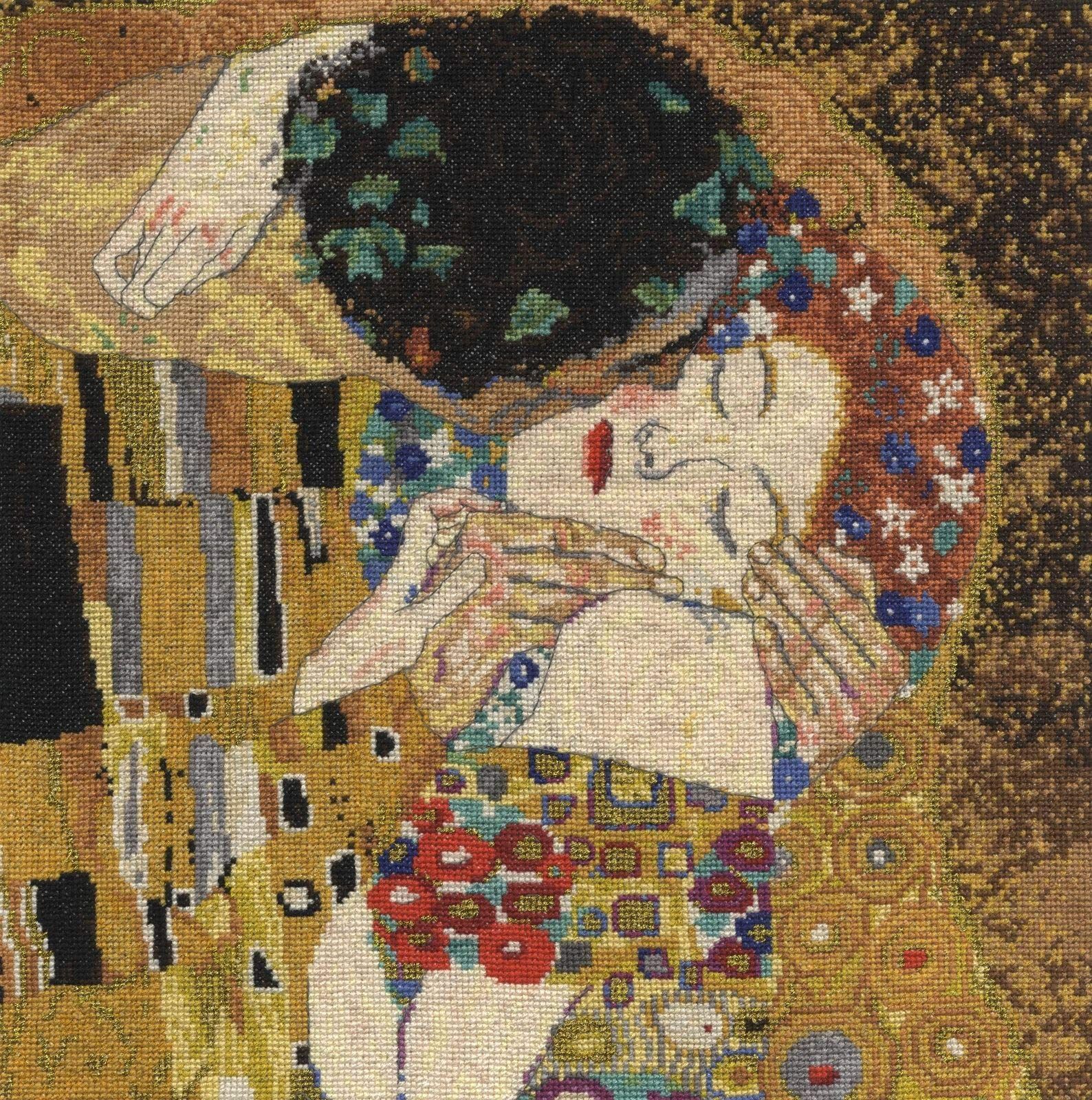 DMC クロスステッチ 刺繍キット BK1811 THE KISS 接吻 Gustav Klimt グスタフ クリムト
