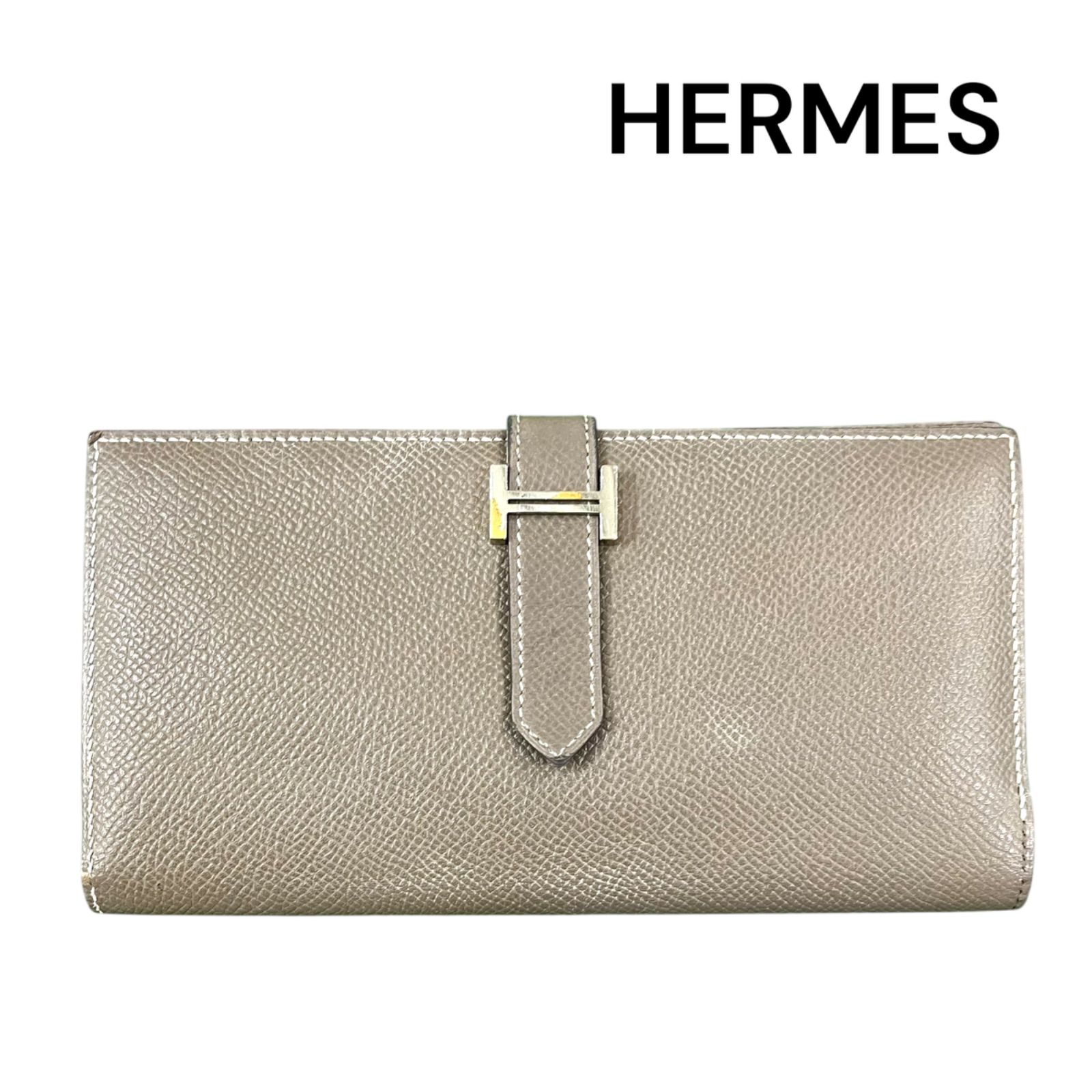 HERMES ベアンスフレ ヴォーエプソン 長財布 ウォレット □I刻印 エルメス ベアンスフレ ヴォーエプソン｜郡山のまじめな買取専門