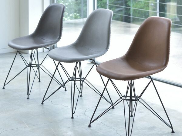 東谷 チェア ブラウン W47×D55×H83×SH48 PC-988BR シェルチェア