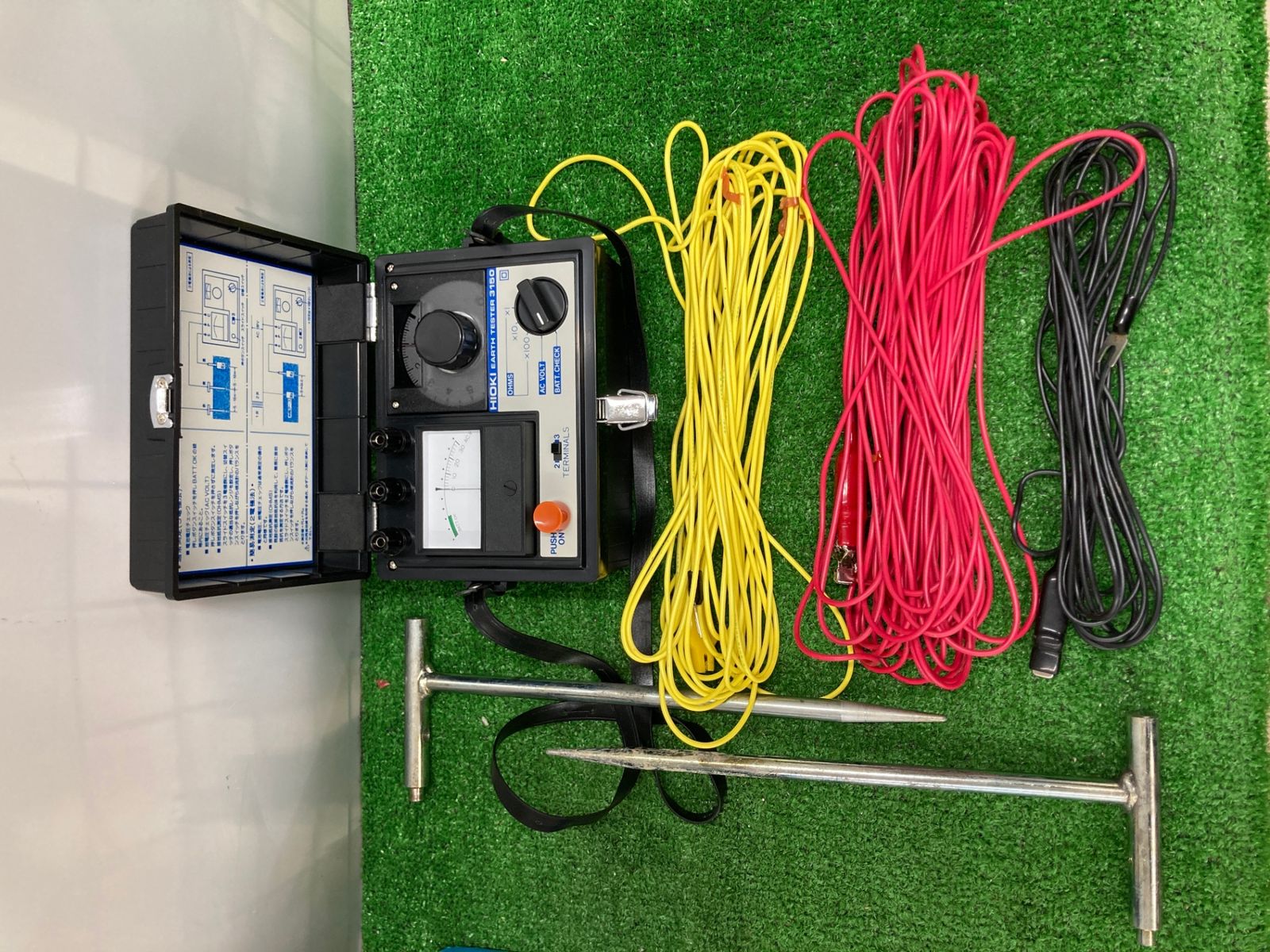 ■HIOKI 接地抵抗計 アーステスター 3150 日置 動作品【32H392】