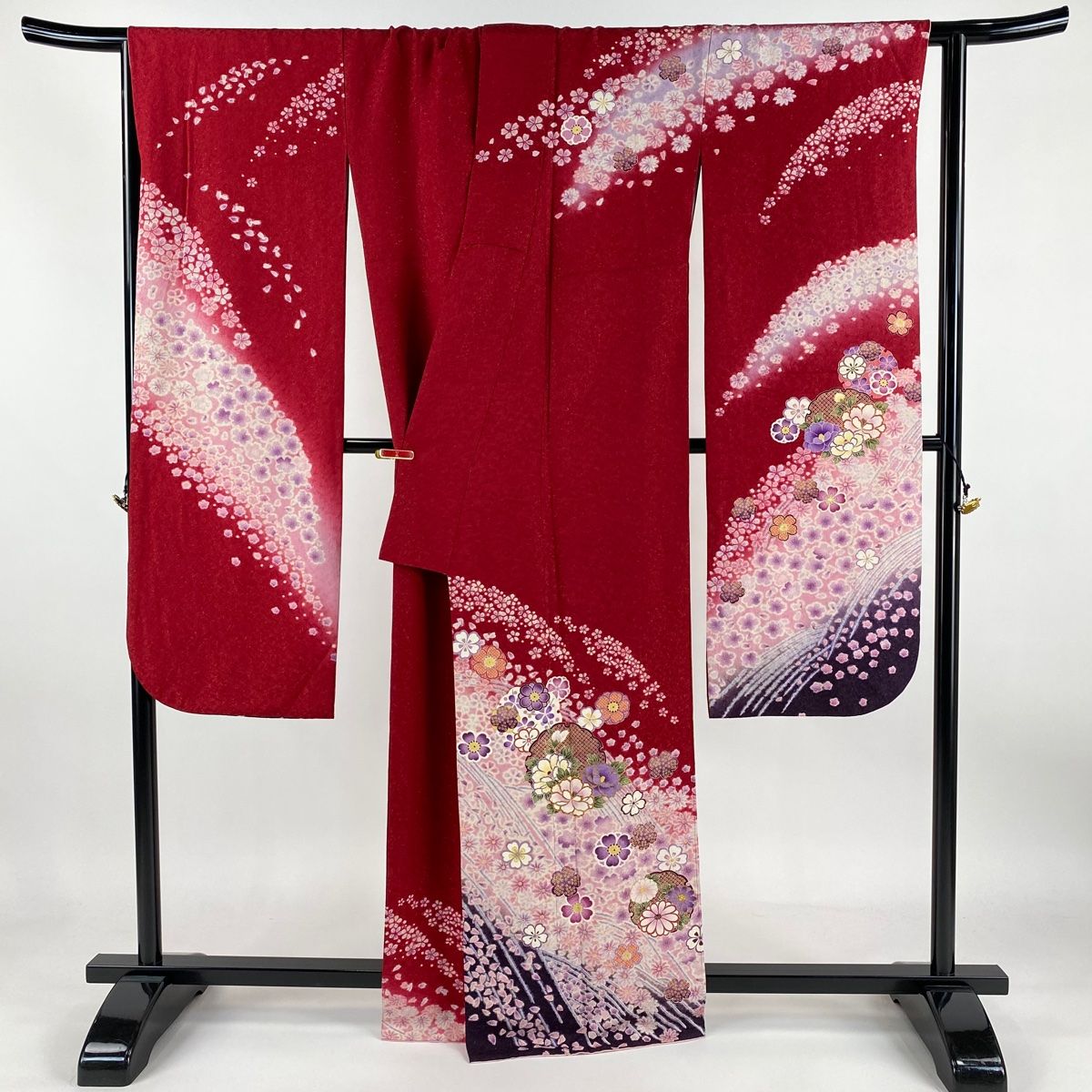 ペンギン　美品正絹振袖　165〜175cm ペンギン様専用 美品正絹振袖 165〜175cm