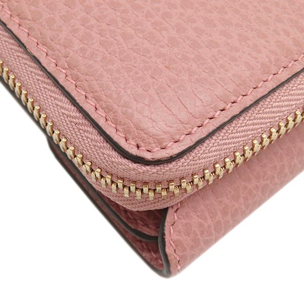 グッチ GUCCI 長財布 インターロッキングG レザー ピンク