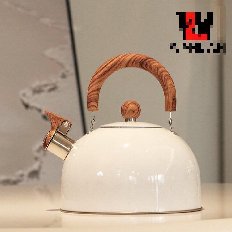 全 やかん 笛吹きケトル 笛吹き 3 L 大容量 湯沸かし ステンレスケトル ティーケトル 木目ハンドル 簡単開閉 ガス火 IH対応 すべての熱 やかん ケトル 鍋 グリル 調理器具