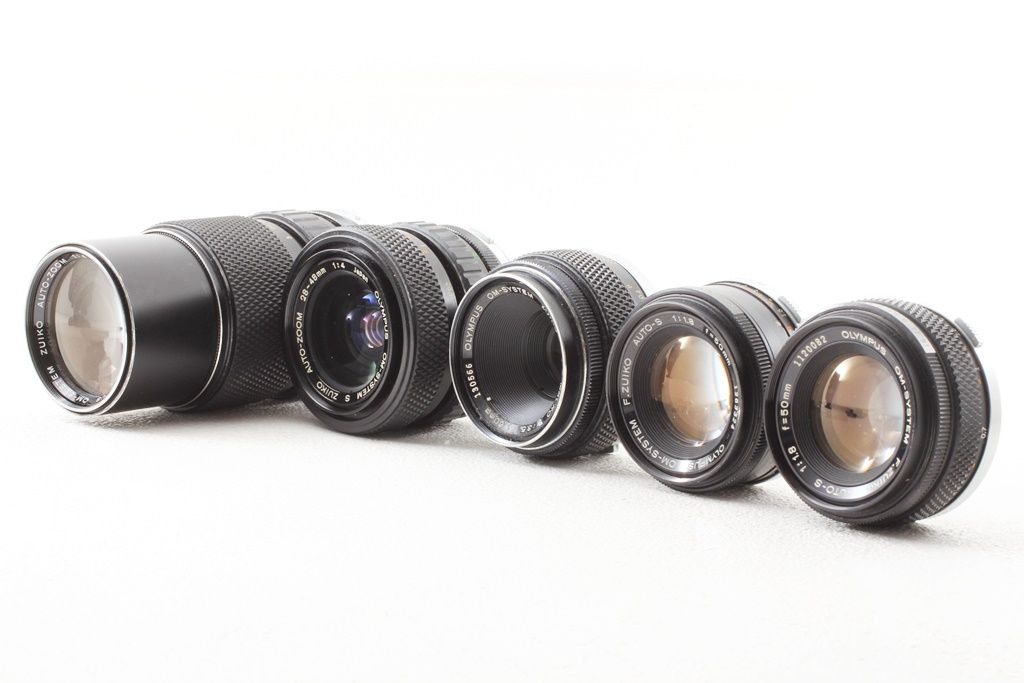 OLYMPUS オリンパス ZUIKO 50 1.8 50 3.5 28-48 4 75-150 4 レンズ
