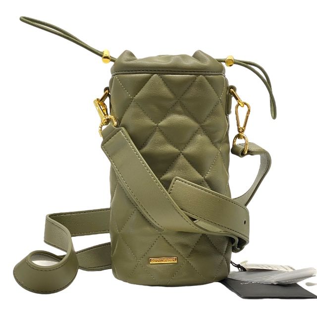 ♥ エンポリオ アルマーニ Y4R512 ショルダーバッグ 斜め掛け ボトルホルダー キルディング カーキ EMPORIO ARMANI レディース 感 人気モデル 実用的